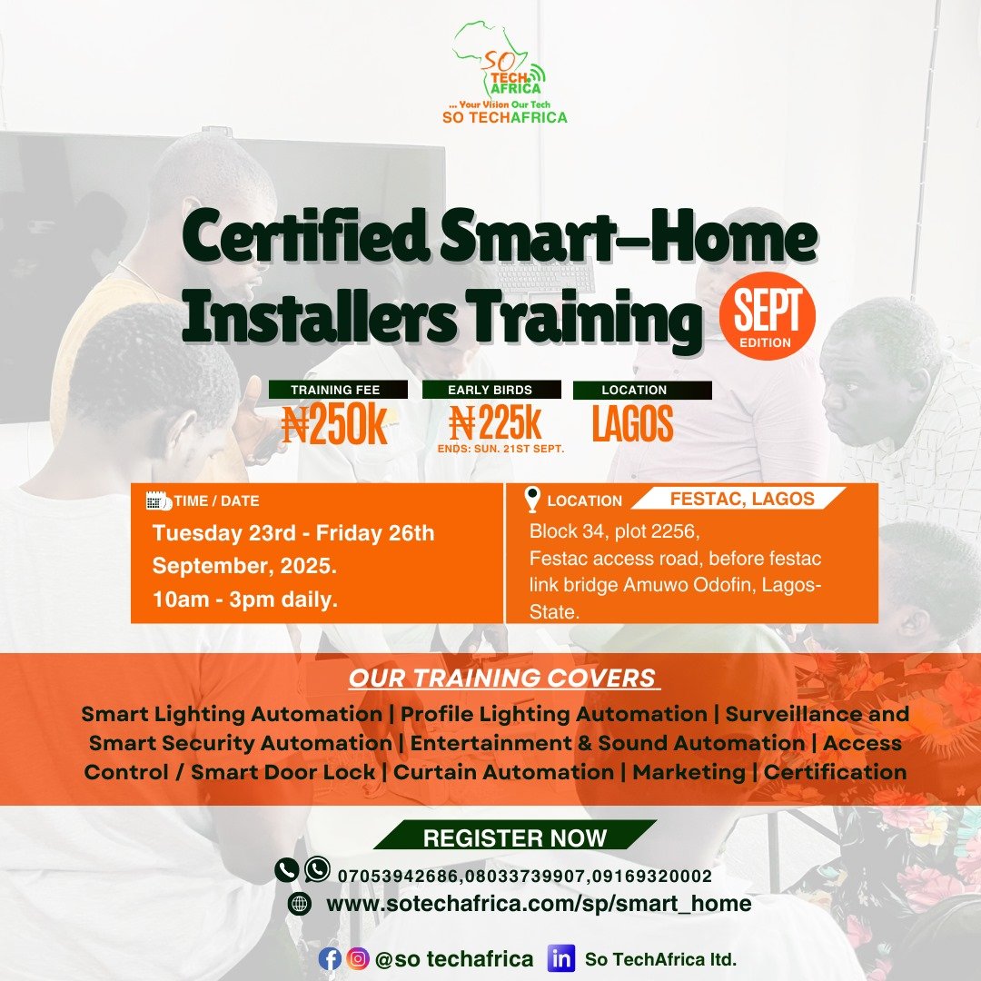 LAGOS SMART HOME TRAINING